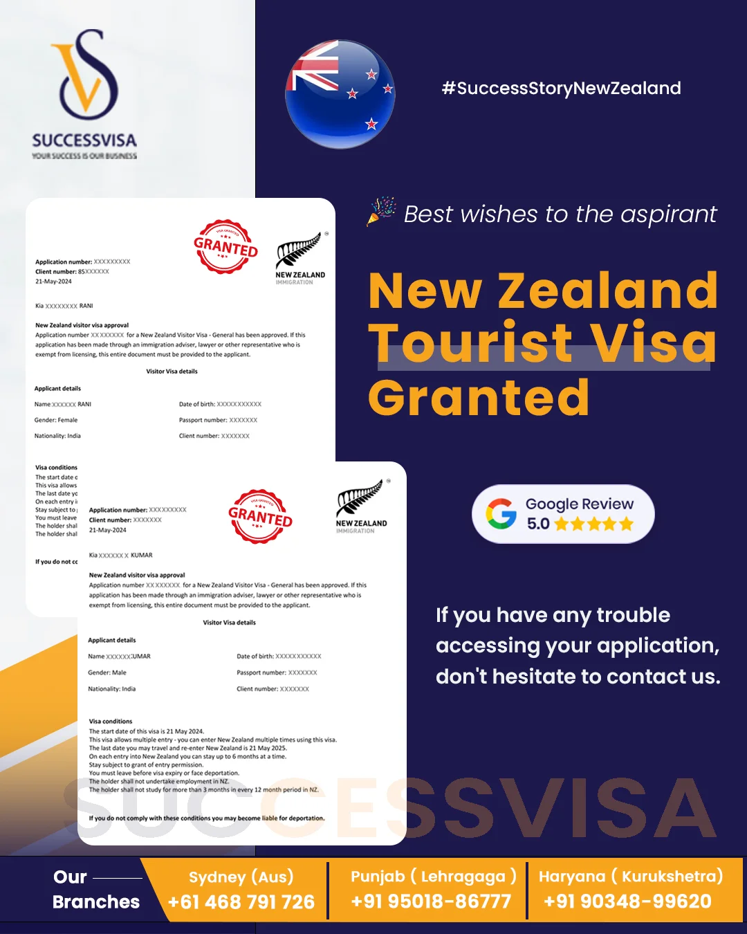 New Zealand Success Story 21 May